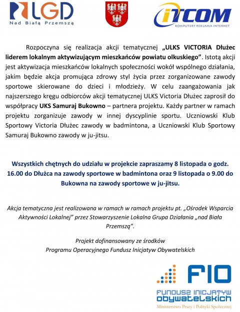 Zapraszamy na akcję tematyczną!